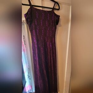 NWT Purple Sequins Dress